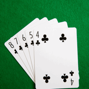 a straight flush example